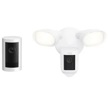 Ring Floodlight Cam Pro + Outdoor Cam Plus