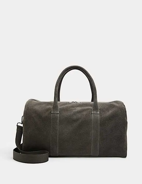 Suede Weekend Bag
