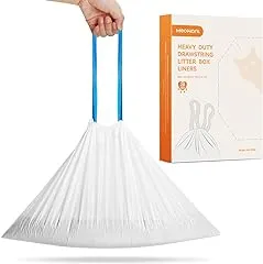 MeoWant Cat Litter Box Liners, Drawstring Re…