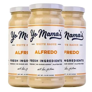 Yo Mama's Alfredo Sauce, 3-pack