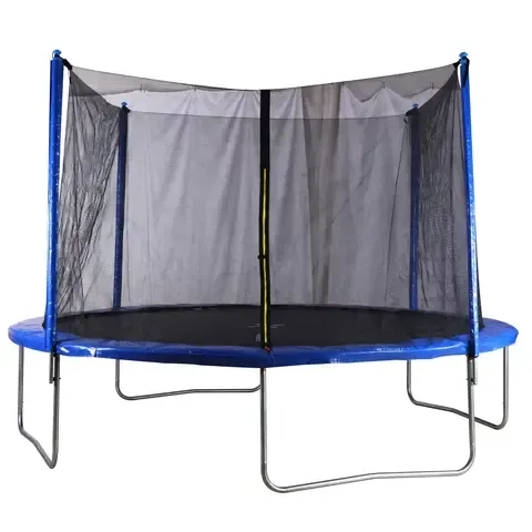 Cama Elástica 305x230x305 cm Azul/ Negro