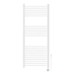 Termoarredo elettrico a secco con termostato digitale 500 W bianco L 50 x H 120 x P 3 cm