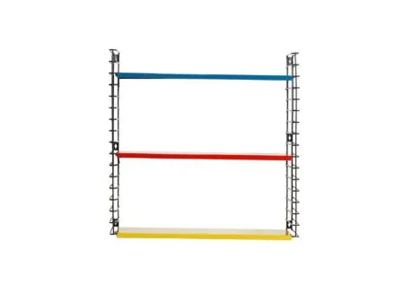 Wandrek Tomado 70x21x68cm - staal - multicolor