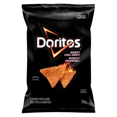 Sweet Chili Heat! flavoured tortilla chips