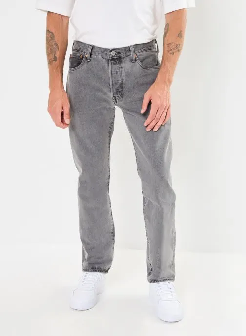 Rechte jeans / Straight Leg Jeans 501® LEVI'S® ORIGINAL heren grijs