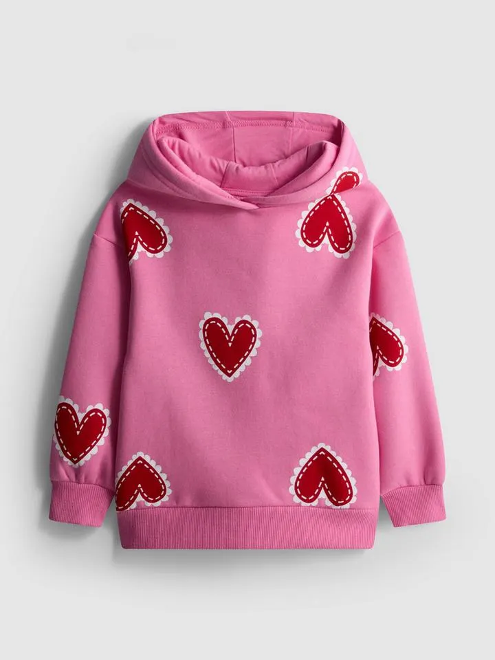 1,5–8 ans | Sweat à capuche à motif