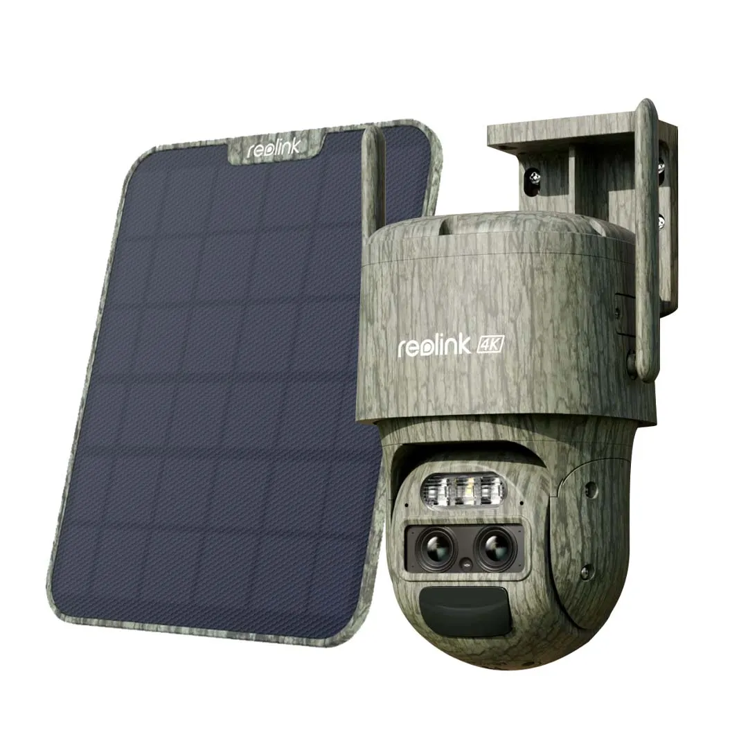 G770-C 4G viltkamera med 6W solcellepanel, 4K oppløsning, Black Led, camo