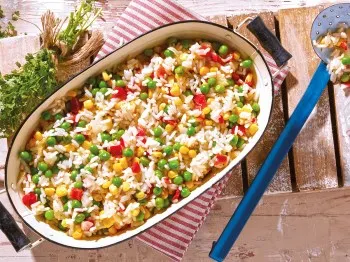 Rýžová pánev se zeleninou