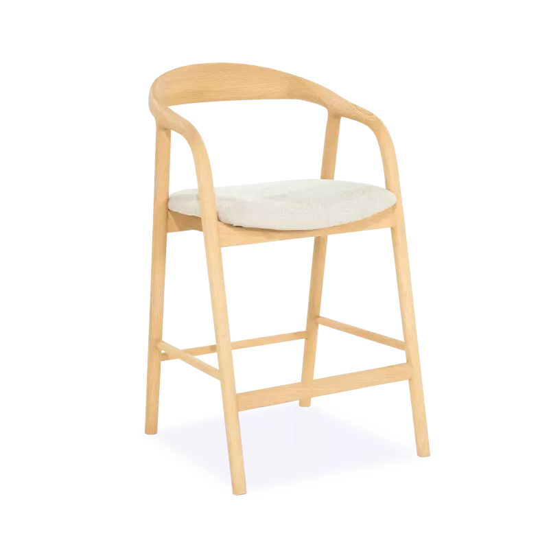 Barstoel (laag) Rayven - Naturel