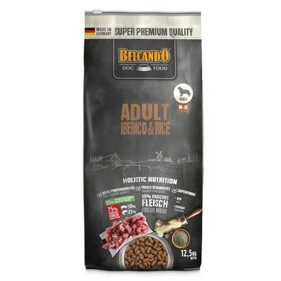 Lot Belcando 2 x 12,5/15 kg pour chien Adult porc ibérique & riz (2 x 12,5 kg)