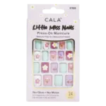 Uñas Postizas Little Miss Nails Flowers CALA X24 Piezas