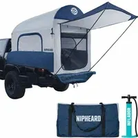 Carpa para Carro 3 Personas Azul Niphean Inflable con Toldo Integrado