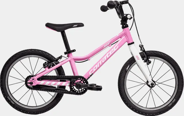 Bow SL 16" Glossy Orange 25, barnesykkel, 4 - 6 år - Rosa