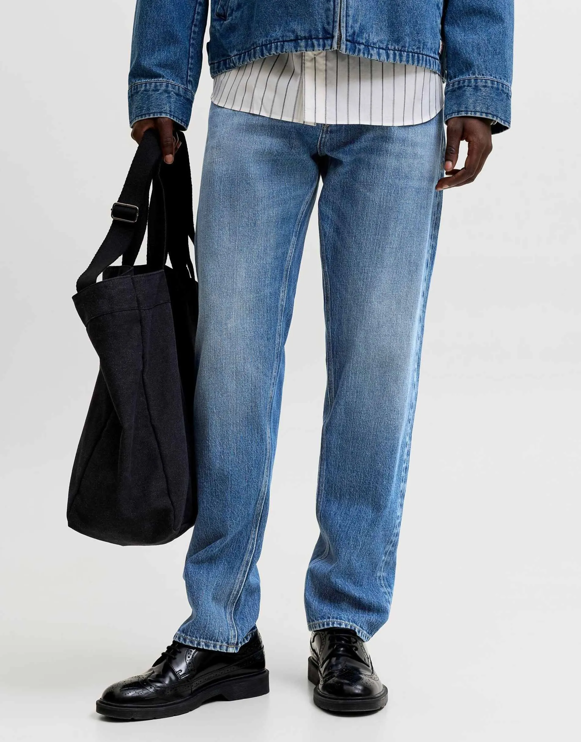 Jack & Jones Relaxed fit jeans in blue denim