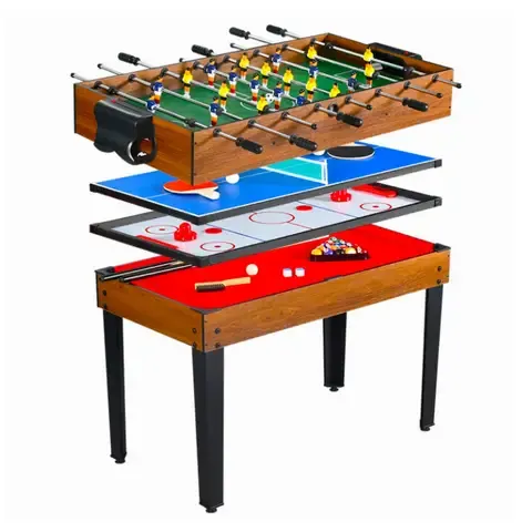 Mesa de Juegos 4 en 1 61x79x112 cm Multicolor