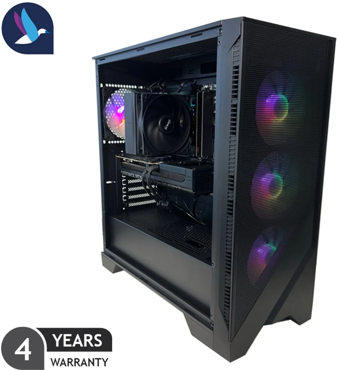 MSI Forge Airflow Gaming PC - AMD Ryzen 7 9700X - NVIDIA RTX 5070 Ti - 32 GB RAM - 1 TB SSD