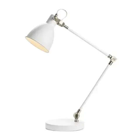 Bordlampe house 1l hvit