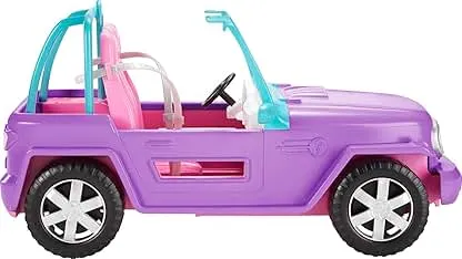 Barbie Off-Road Vehicle, Purple with Pink Seats and Rolling…