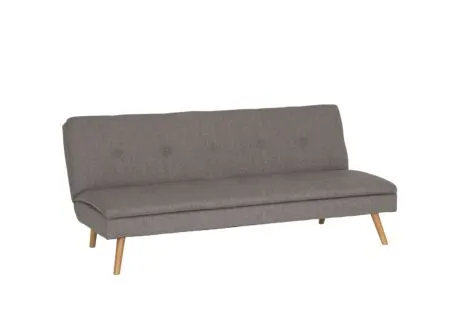 Zetelbed Fjord 1 persoons - 183x86cm - stof - grijs
