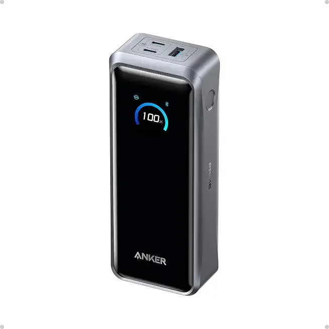 Anker Prime Power Bank, 26,250mAh 300W Fast Charging | 3-Port Portable Charger, Two-Way Charging, TSA-Approved, App Control, for MacBook, iPhone 17 / 16 Series (Base Not Included)