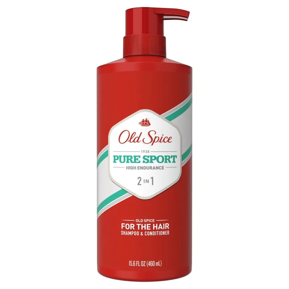 Old Spice Pure Sport Shampoo and Conditioner, 15.6 oz.