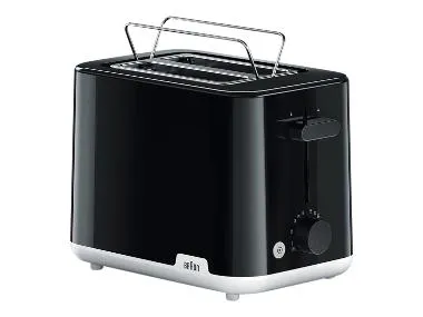 Tostadora Breakfast 1 de 2 ranuras, 900W (negro)