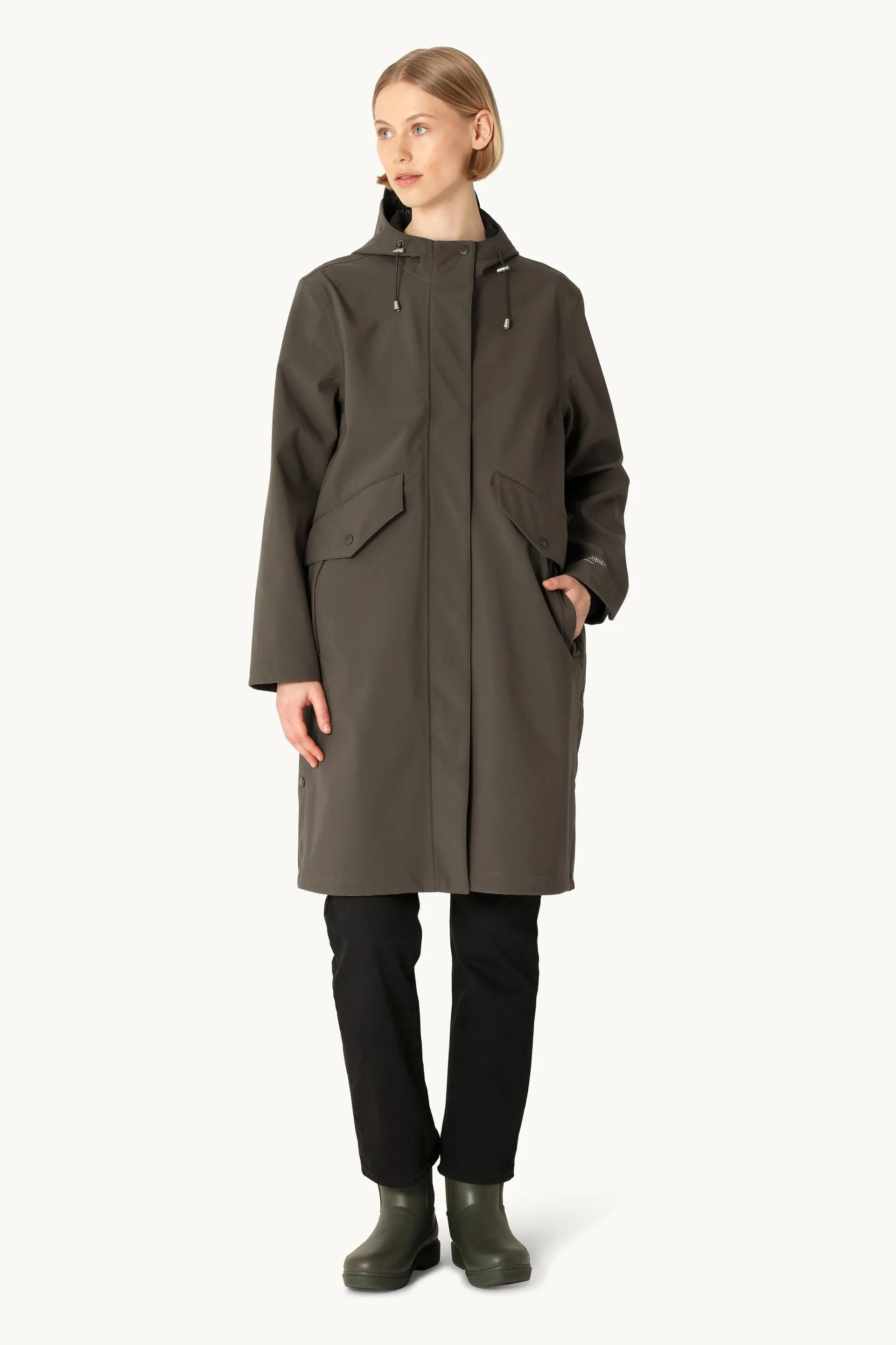 Long Softshell Raincoat