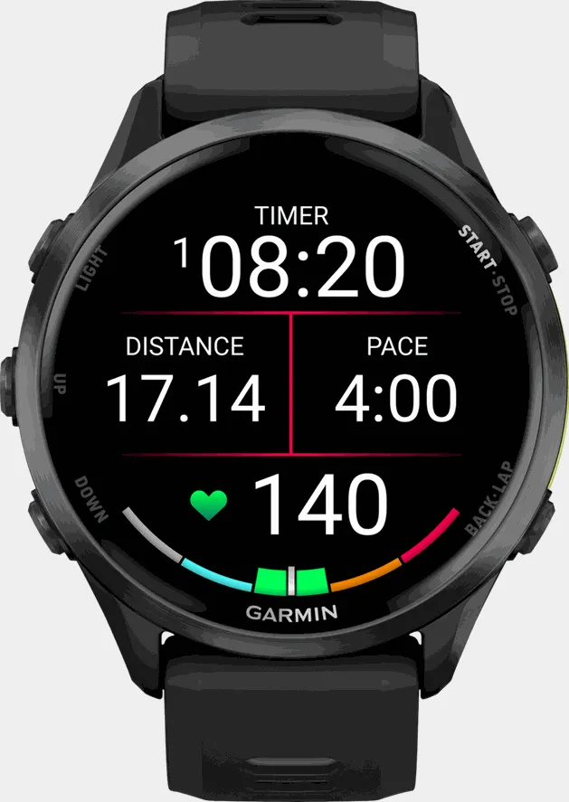 Forerunner 970, 47MM, multisportklokke, smartklokke - Svart