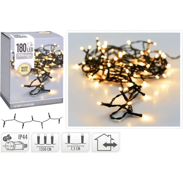 AX8401030 Kerstverlichting 180 LED Warm Wit - 13,5 m