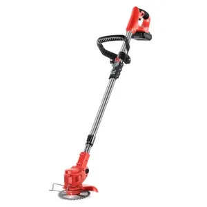 DAM Decespugliatore con 13000rpm, 500W di potenza e 7500mAh. 2 altezze. 15x15x151 Cm. Colore: Rosso