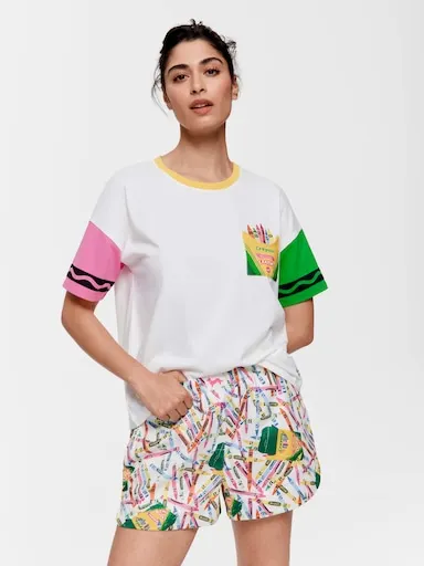 Crayola Crayon 100% Cotton Boxer Short