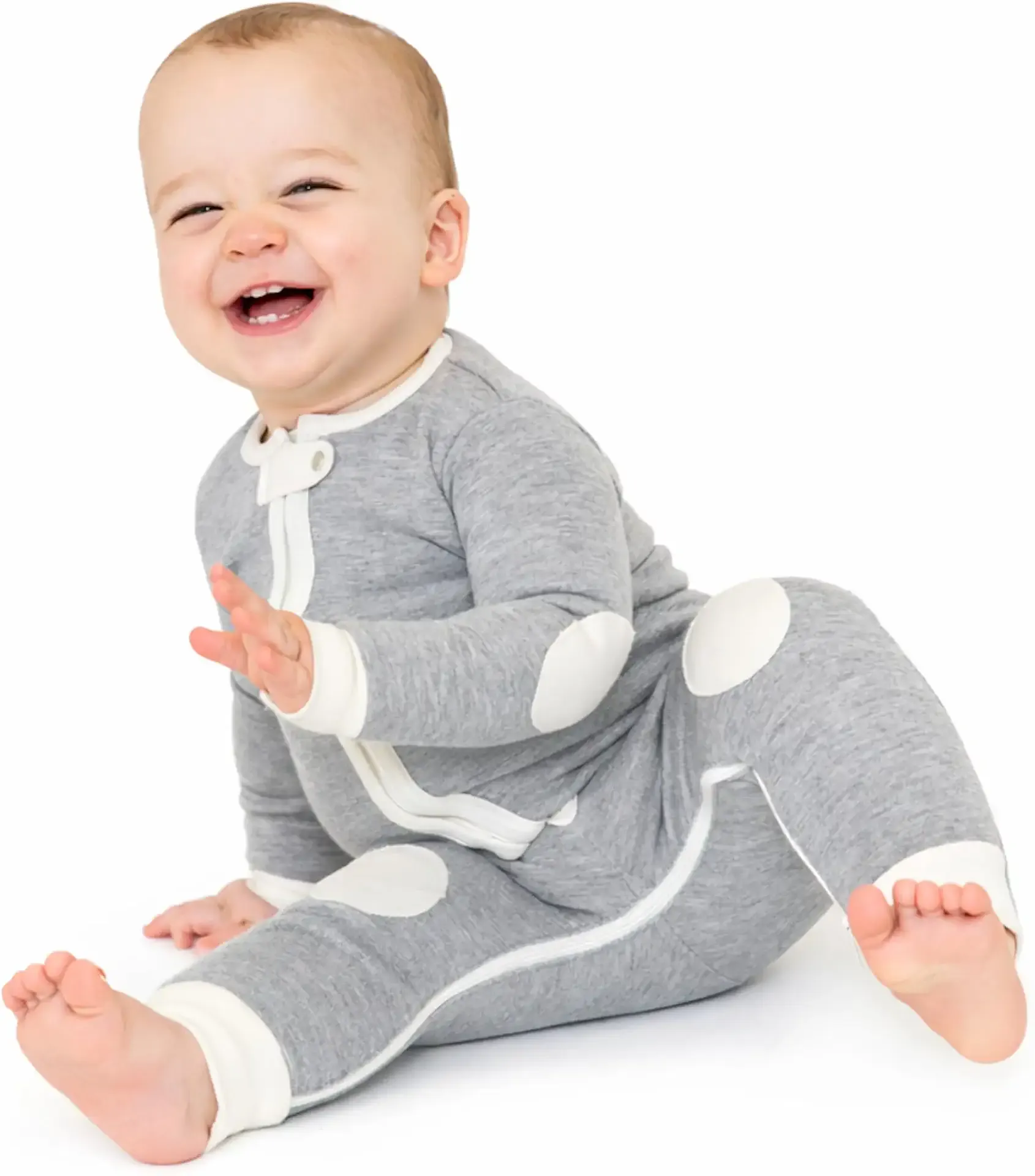 baby deedee 1 Piece Cotton, Velour Long Sleeve Footless Romper Pajama, Dream Catcher, 3-6 Months