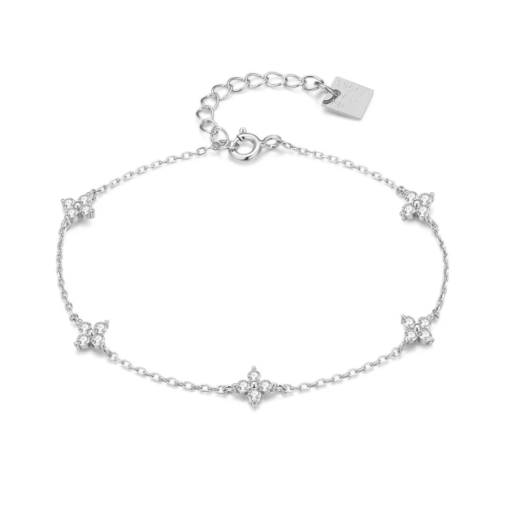 Armband in zilver, sterren