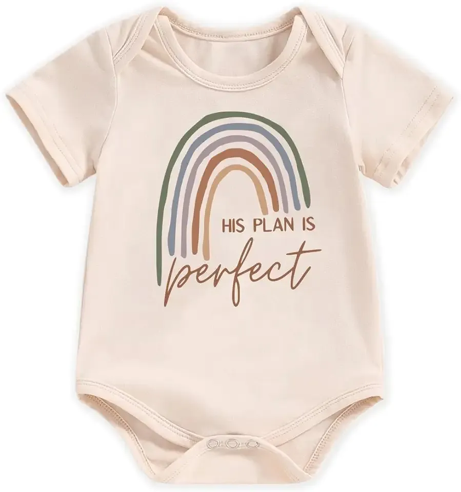 Newborn Infant Baby Boys Girls Bodysuit Short Sleeve Funny Letters Print Romper Reveal Pregnancy Announcement Clothes