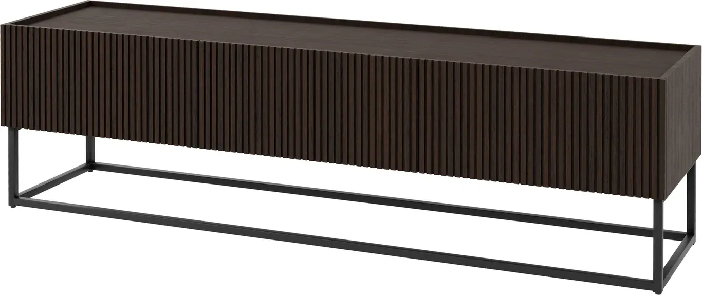 Linea TV-benk 180 x 42, H 52 cm, mocca oljet