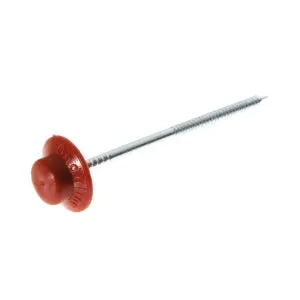 Chiodo per tetti ONDULINE in acciaio di colore rosso 50 pezzi
