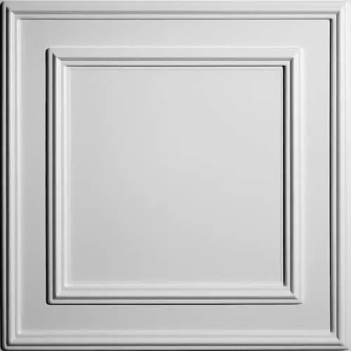 Cambridge 2 ft. x 2 ft. Lay-in or Glue-in White Ceiling Tile