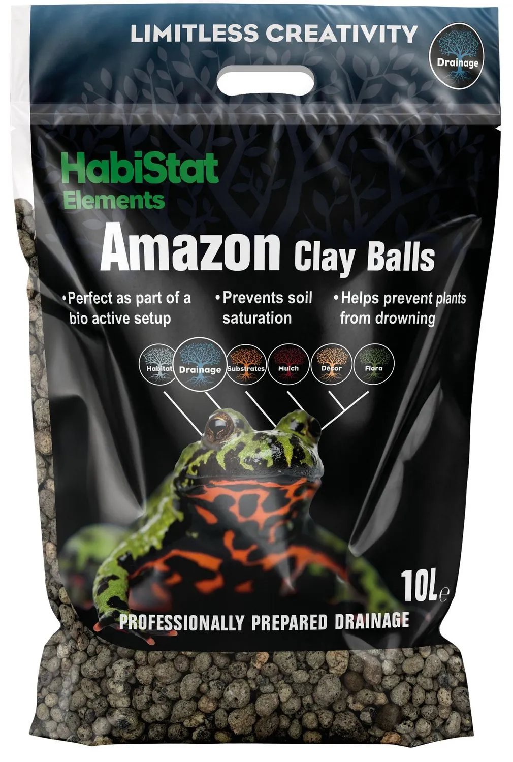 HabiStat Amazone kleiballen - Bodembedekking - 10 l