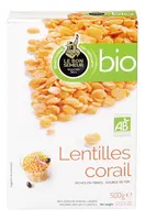 LE BON SEMEUR lentilles rouges Bio 500g
