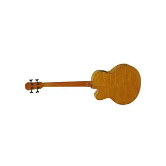 ARIA FEB-F2M FRETLESS 814MM MEDIUM SCALE ELECTRIC ACOUSTIC BASS - STAINED BROWN - WITH BAG