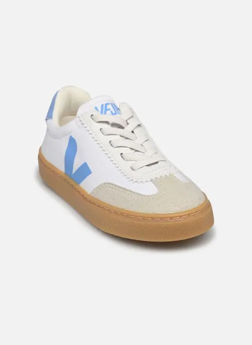 Sneakers Small Volley Canvas - Lacets élastiques wit