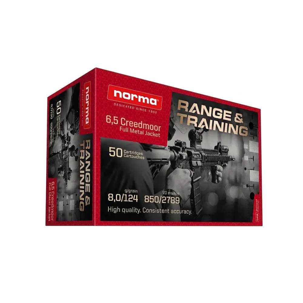 6,5 Creedmoor Range & Training 8,0 gram (17,98 pr stk)