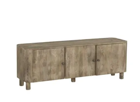 Tv-meubel Darwin 150cm - mango massief - sandblast