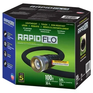 Teknor Rapid Flo 5/8 in. x 100 ft. Compact Garden Hose