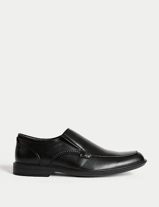Slip-on-Schuh mit eckiger Zehenpartie