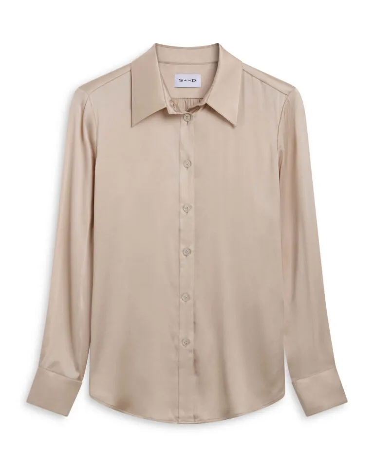 Matt Latia N Silk Shirt - Beige