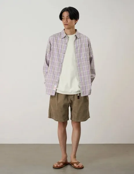Corduroy Utility Short Beige