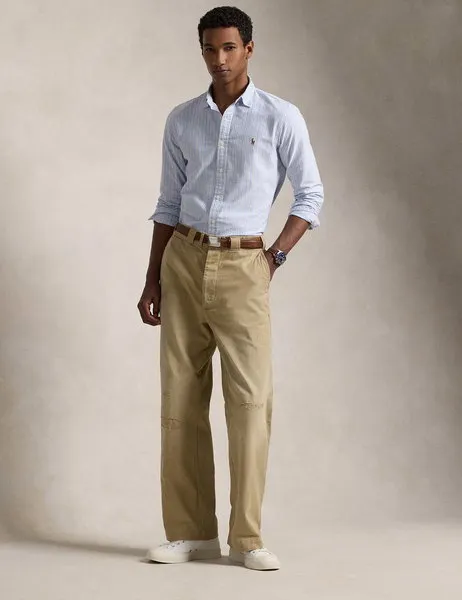 Slim Fit Oxford Shirt Blue/White Multi