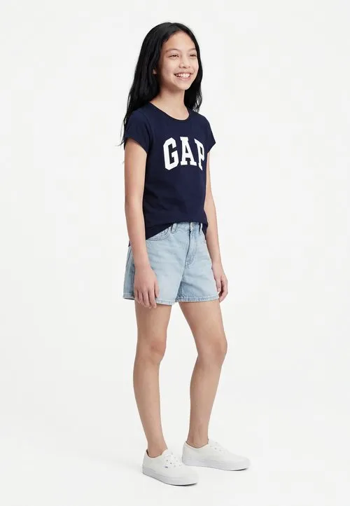 KIDS GAP LOGO T-SHIRT - T-shirts med print - tapestry navy