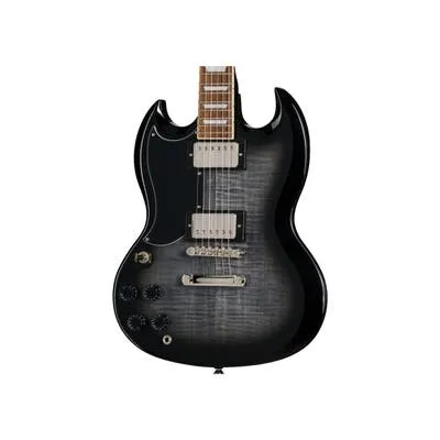 EPIPHONE BY GIBSON SG TRIBUTE PLUS LEFT HANDED EBONY BURST ELECTRIC GUITAR
